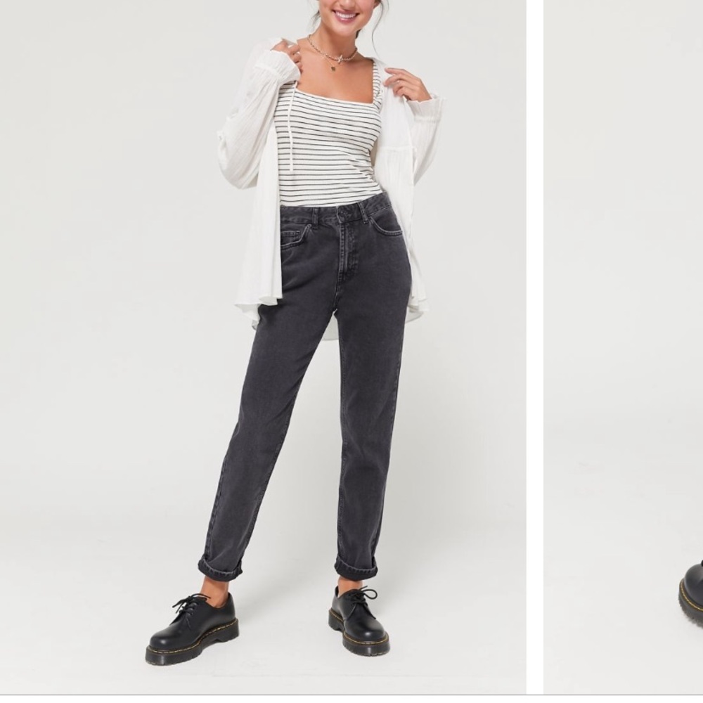 Urban Outfitters Black Mom Jeans